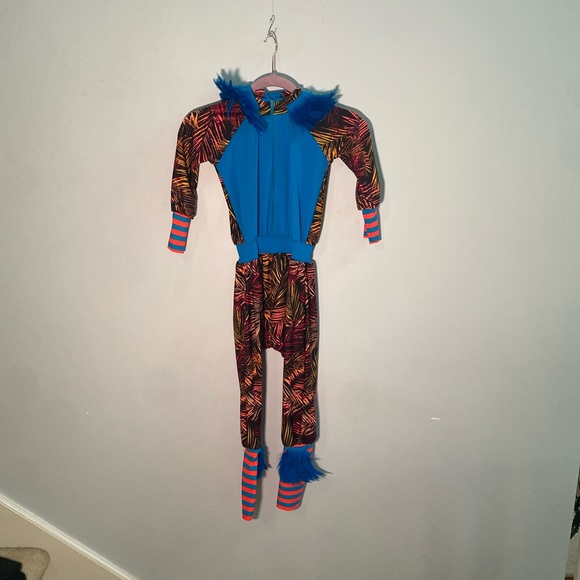 Bird Halloween costumeUpcycled, child medium, feather adorned, hoodie multimedia - Picture 3 of 5